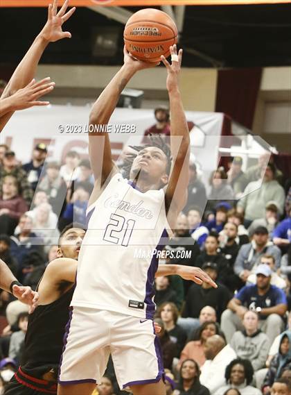 Thumbnail 3 in Centennial vs. Camden (Spalding Hoophall Classic) photogallery.