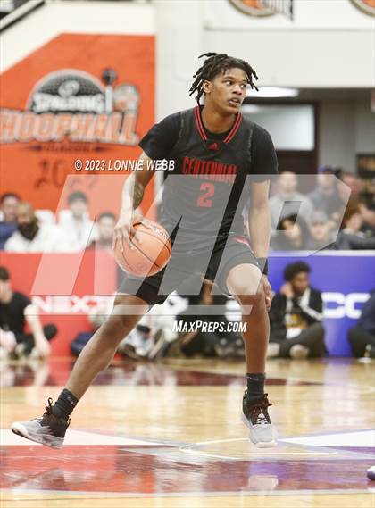 Thumbnail 2 in Centennial vs. Camden (Spalding Hoophall Classic) photogallery.