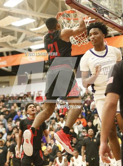 Thumbnail 2 in Centennial vs. Camden (Spalding Hoophall Classic) photogallery.