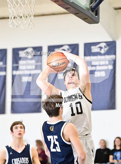 Thumbnail 2 in Stephenville FAITH vs Cornerstone Christian Academy (Weatherford Christian Tournament) photogallery.