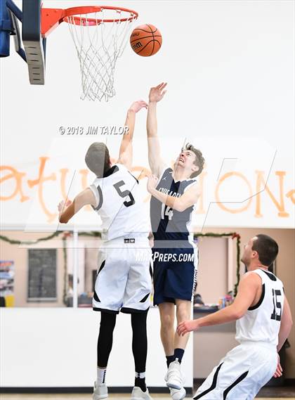 Thumbnail 3 in Stephenville FAITH vs Cornerstone Christian Academy (Weatherford Christian Tournament) photogallery.