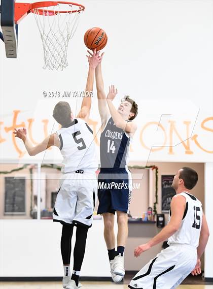 Thumbnail 2 in Stephenville FAITH vs Cornerstone Christian Academy (Weatherford Christian Tournament) photogallery.