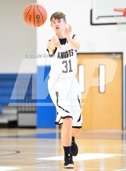 Thumbnail 2 in Stephenville FAITH vs Cornerstone Christian Academy (Weatherford Christian Tournament) photogallery.