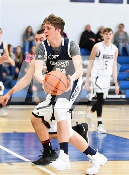 Thumbnail 2 in Stephenville FAITH vs Cornerstone Christian Academy (Weatherford Christian Tournament) photogallery.