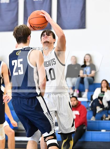 Thumbnail 3 in Stephenville FAITH vs Cornerstone Christian Academy (Weatherford Christian Tournament) photogallery.