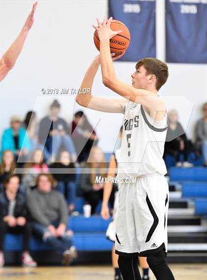 Thumbnail 2 in Stephenville FAITH vs Cornerstone Christian Academy (Weatherford Christian Tournament) photogallery.