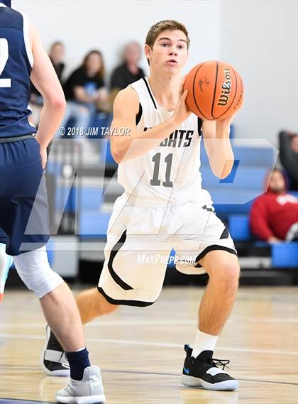 Thumbnail 3 in Stephenville FAITH vs Cornerstone Christian Academy (Weatherford Christian Tournament) photogallery.