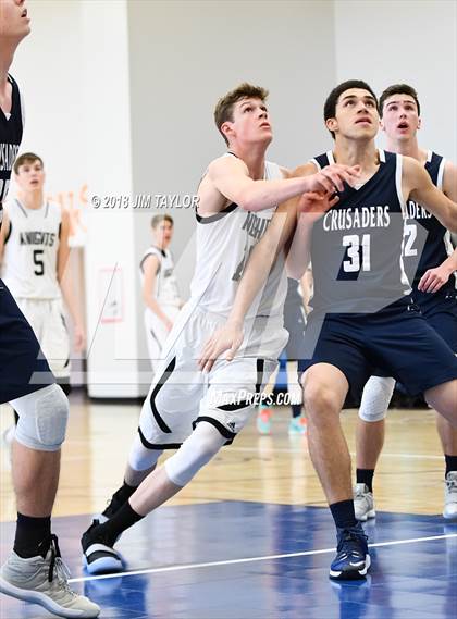 Thumbnail 3 in Stephenville FAITH vs Cornerstone Christian Academy (Weatherford Christian Tournament) photogallery.