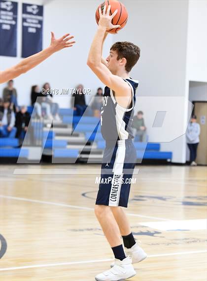 Thumbnail 3 in Stephenville FAITH vs Cornerstone Christian Academy (Weatherford Christian Tournament) photogallery.