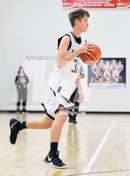 Thumbnail 2 in Stephenville FAITH vs Cornerstone Christian Academy (Weatherford Christian Tournament) photogallery.