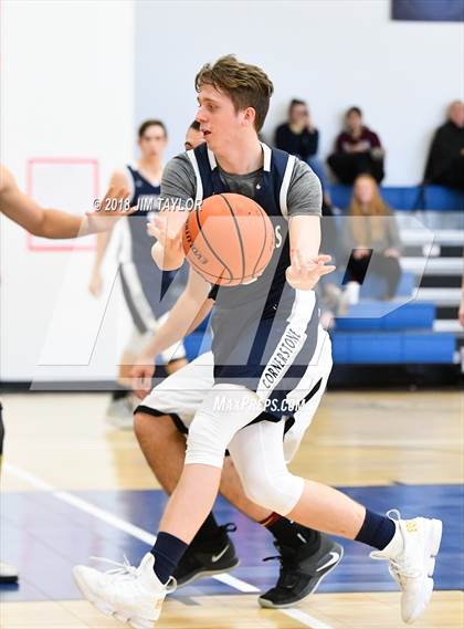 Thumbnail 3 in Stephenville FAITH vs Cornerstone Christian Academy (Weatherford Christian Tournament) photogallery.