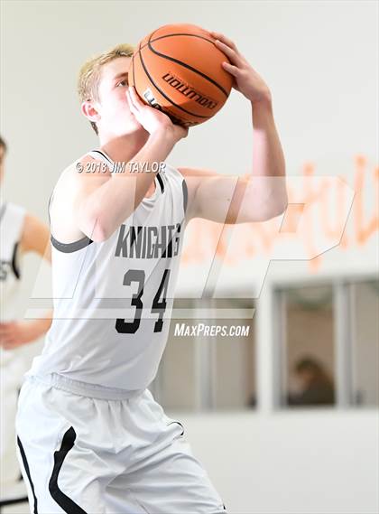 Thumbnail 2 in Stephenville FAITH vs Cornerstone Christian Academy (Weatherford Christian Tournament) photogallery.