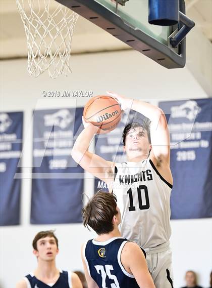 Thumbnail 3 in Stephenville FAITH vs Cornerstone Christian Academy (Weatherford Christian Tournament) photogallery.