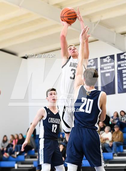 Thumbnail 3 in Stephenville FAITH vs Cornerstone Christian Academy (Weatherford Christian Tournament) photogallery.