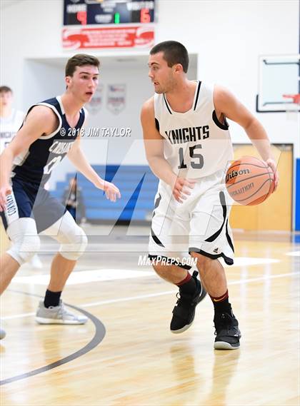 Thumbnail 2 in Stephenville FAITH vs Cornerstone Christian Academy (Weatherford Christian Tournament) photogallery.