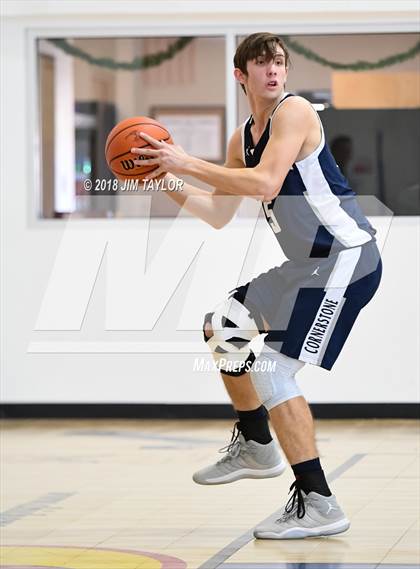 Thumbnail 2 in Stephenville FAITH vs Cornerstone Christian Academy (Weatherford Christian Tournament) photogallery.
