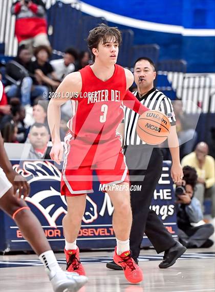 Thumbnail 2 in Mater Dei @ Roosevelt (CIF SS Open DIV Playoff) photogallery.