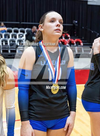 Thumbnail 2 in Bellville vs. Decatur (UIL 4A Volleyball Division I Final Medal Ceremony) photogallery.