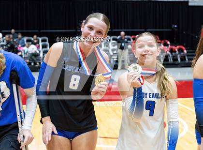 Thumbnail 3 in Bellville vs. Decatur (UIL 4A Volleyball Division I Final Medal Ceremony) photogallery.