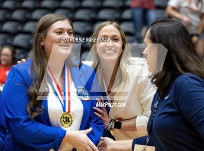 Thumbnail 3 in Bellville vs. Decatur (UIL 4A Volleyball Division I Final Medal Ceremony) photogallery.