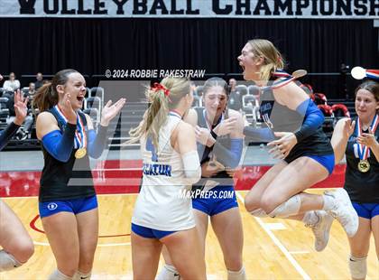 Thumbnail 3 in Bellville vs. Decatur (UIL 4A Volleyball Division I Final Medal Ceremony) photogallery.