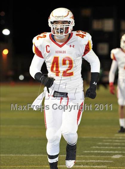 Thumbnail 1 in Whittier Christian vs. Monrovia (CIF SS Mid Valley Division Final) photogallery.