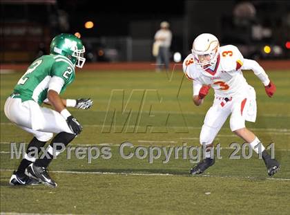Thumbnail 2 in Whittier Christian vs. Monrovia (CIF SS Mid Valley Division Final) photogallery.