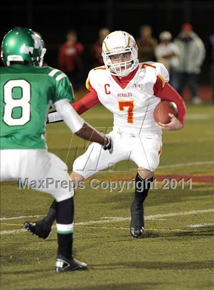 Thumbnail 2 in Whittier Christian vs. Monrovia (CIF SS Mid Valley Division Final) photogallery.
