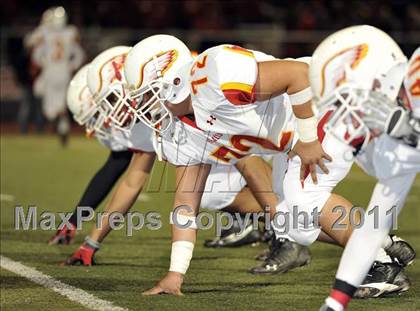 Thumbnail 3 in Whittier Christian vs. Monrovia (CIF SS Mid Valley Division Final) photogallery.