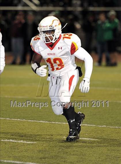 Thumbnail 2 in Whittier Christian vs. Monrovia (CIF SS Mid Valley Division Final) photogallery.