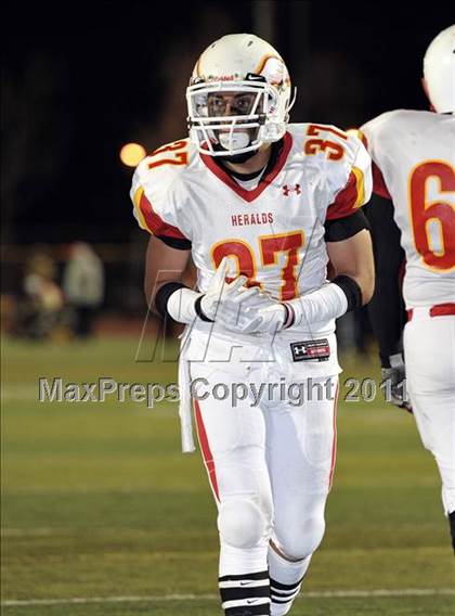 Thumbnail 2 in Whittier Christian vs. Monrovia (CIF SS Mid Valley Division Final) photogallery.