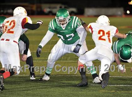 Thumbnail 2 in Whittier Christian vs. Monrovia (CIF SS Mid Valley Division Final) photogallery.