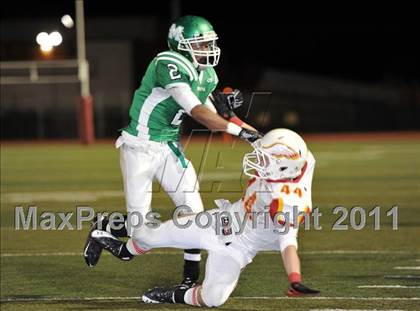 Thumbnail 3 in Whittier Christian vs. Monrovia (CIF SS Mid Valley Division Final) photogallery.