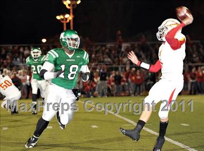 Thumbnail 3 in Whittier Christian vs. Monrovia (CIF SS Mid Valley Division Final) photogallery.