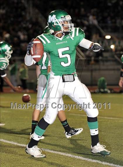 Thumbnail 3 in Whittier Christian vs. Monrovia (CIF SS Mid Valley Division Final) photogallery.