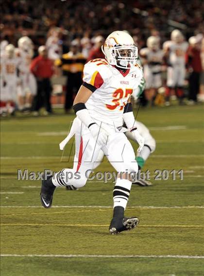 Thumbnail 2 in Whittier Christian vs. Monrovia (CIF SS Mid Valley Division Final) photogallery.