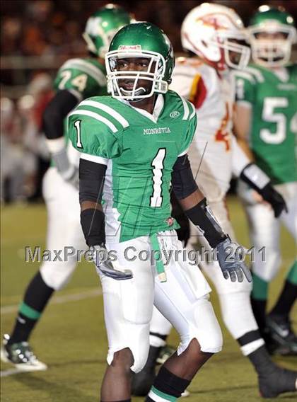 Thumbnail 2 in Whittier Christian vs. Monrovia (CIF SS Mid Valley Division Final) photogallery.