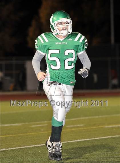 Thumbnail 3 in Whittier Christian vs. Monrovia (CIF SS Mid Valley Division Final) photogallery.