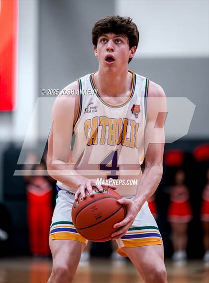 Thumbnail 3 in McDonogh 35 @ Catholic (LHSAA Division 1 Select Round 2) photogallery.