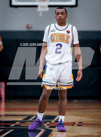 Thumbnail 3 in McDonogh 35 @ Catholic (LHSAA Division 1 Select Round 2) photogallery.