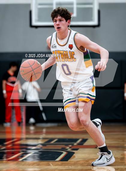 Thumbnail 2 in McDonogh 35 @ Catholic (LHSAA Division 1 Select Round 2) photogallery.
