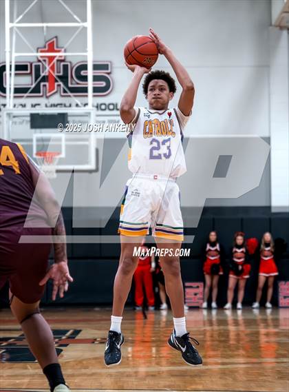 Thumbnail 3 in McDonogh 35 @ Catholic (LHSAA Division 1 Select Round 2) photogallery.