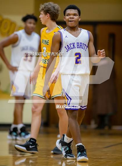 Thumbnail 1 in Pine Forest vs Jack Britt (Cumberland County Holiday Classic 1st Round) photogallery.