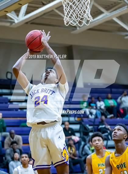 Thumbnail 1 in Pine Forest vs Jack Britt (Cumberland County Holiday Classic 1st Round) photogallery.