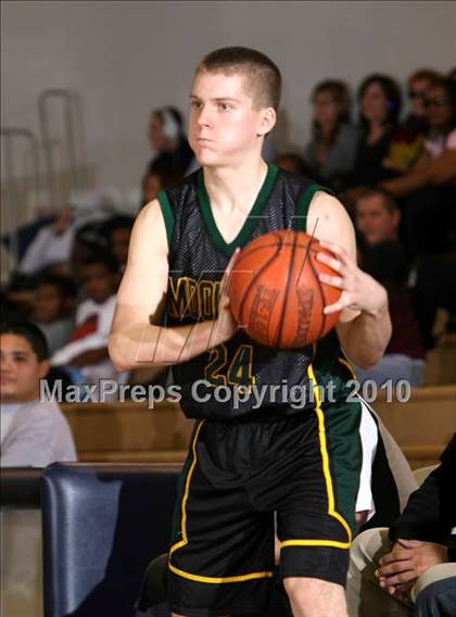 Thumbnail 1 in Brethren Christian vs. Moorpark (Desert Heat Invitational) photogallery.