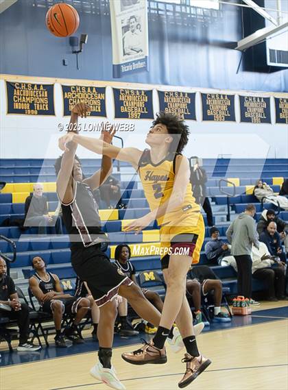 Thumbnail 2 in Cardinal Hayes vs Brooklyn Collegiate (Shooting Stars Basketball Showcase) photogallery.