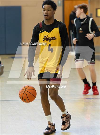 Thumbnail 3 in Cardinal Hayes vs Brooklyn Collegiate (Shooting Stars Basketball Showcase) photogallery.