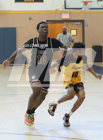 Thumbnail 1 in Cardinal Hayes vs Brooklyn Collegiate (Shooting Stars Basketball Showcase) photogallery.