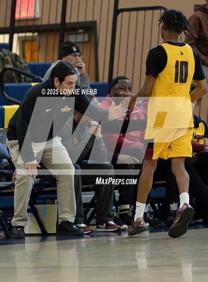 Thumbnail 3 in Cardinal Hayes vs Brooklyn Collegiate (Shooting Stars Basketball Showcase) photogallery.