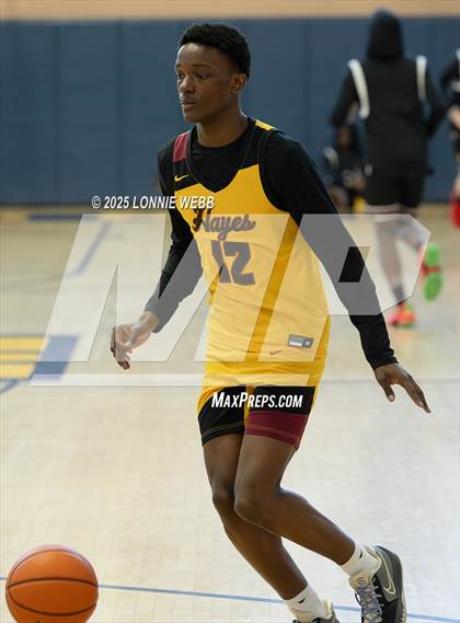 Thumbnail 2 in Cardinal Hayes vs Brooklyn Collegiate (Shooting Stars Basketball Showcase) photogallery.